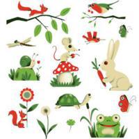 kinderkamer dieren muursticker